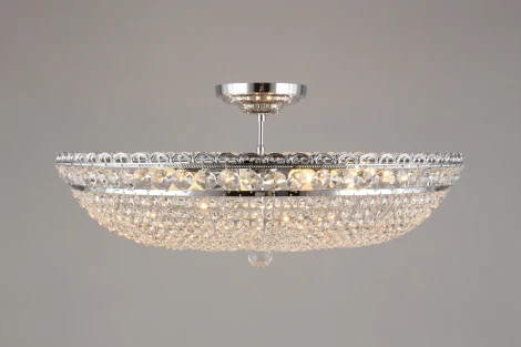 Потолочная люстра на штанге хрустальная Wiga APL.758.07.12