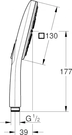 Душевая лейка Grohe Rainshower SmartActive 26550000