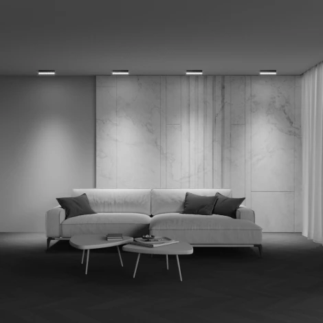 Потолочный линейный светильник светодиодный Maytoni Points C066CL-20W3-6K-B (220V)