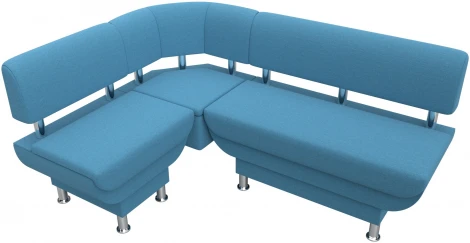 Диван кухонный угловой Альфа левый угол Лига Диванов (Рогожка) арт.123967L