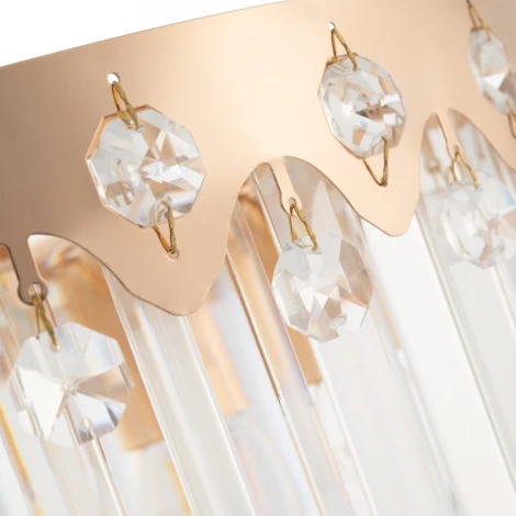 Потолочная люстра хрустальная на штанге Arte Milano Sorrento-8909 378909/8/300/580 GD (220V)