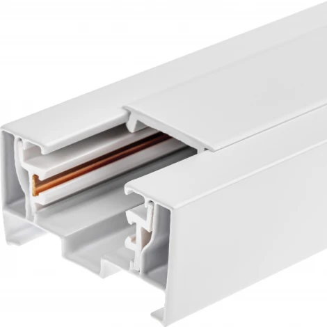 Шинопровод однофазный накладной 1 м алюм/медь с держат пластиков планкой белый Ritter Artline 59783 8