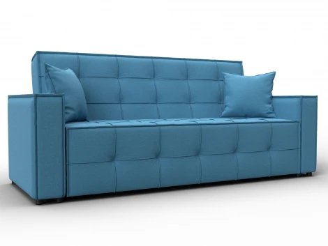 Диван-книжка Лига-067 (ДВП,Дерево/Пластик/Рогожка/Голубой) Лига Диванов 129828