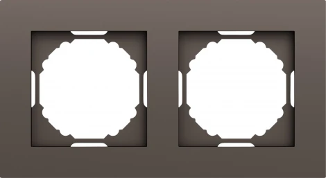 Рамка 2-я, мокко Donel A07 DE21253