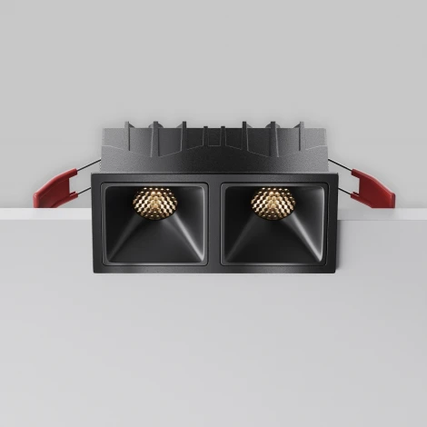 Встраиваемый светильник Maytoni Alfa LED DL043-02-10W3K-SQ-B-1 (220V)