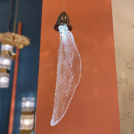 Подвесной светильник светодиодный листья Cloyd Goa 11378 (220V, на проводе, листья)