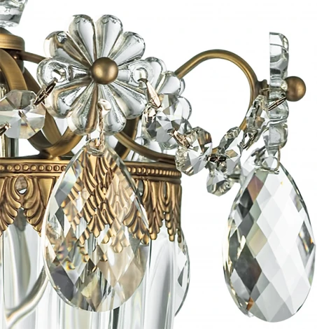 Бра Osgona Schon 790611 (220V, хрусталь, подвески, цветы)