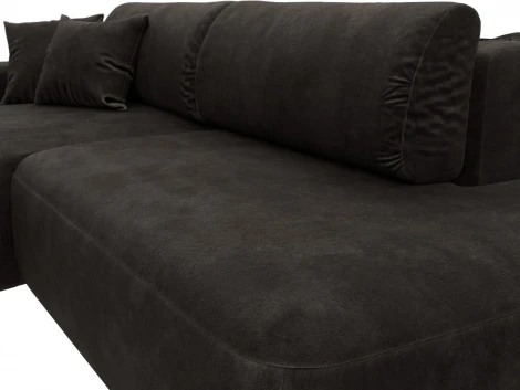 Диван угловой Лига-036 НПБ Модерн левый угол Лига Диванов (Велюр) арт.127768L