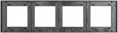 Рамка алюминиевая FRM-PRESTO-ALS-4-BK (Arlight) 043862