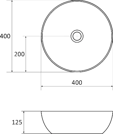 Рукомойник Ravak Uni 400 B Slim