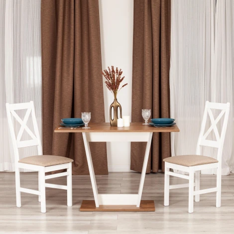 Кухонный стол Tetchair TIBI L (ЛДСП/Дуб Канзас,Пепел) 21174