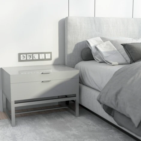 Рамка на 5 постов (алюминий) Werkel W0053506