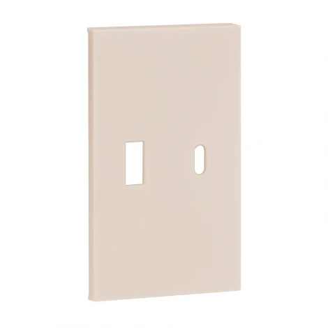 Usb+type С, накладка 2-ух модульная песочный матовый Meiton AM12C