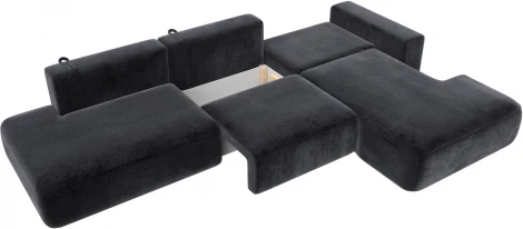 Диван угловой Лига-036 НПБ Модерн Лонг правый угол Лига Диванов (Велюр) арт.127763