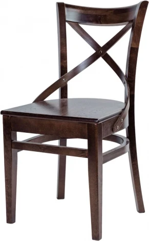 Стул Соло Венский, Жёсткий, Темный орех, Аврора
