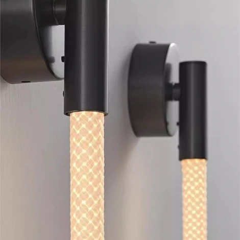 Настенный светильник с гибким неоном Lightera Tura LE103W-93BB STAINLESS (LED, 220V)