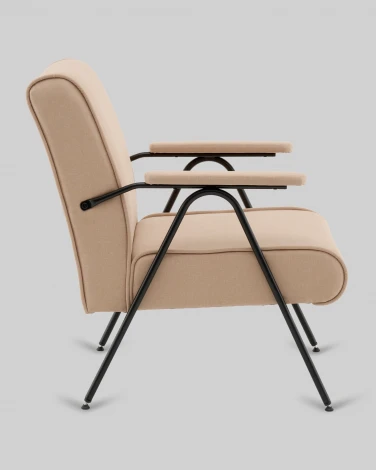 Кресло Эндино рогожка бежевый Stool Group арт.УТ000041562