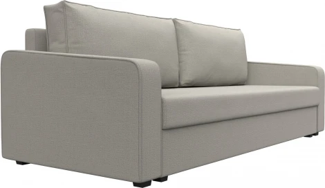 Диван прямой Лига-009 (Бежевый/Рогожка) Лига Диванов арт.124621