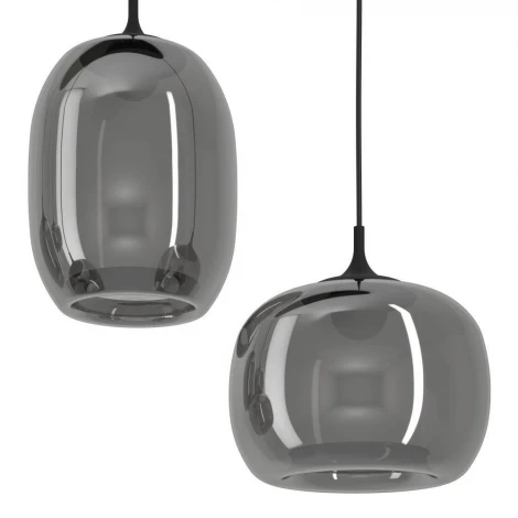 Подвесной светильник Eglo Larva 390415 с рег-кой цветовой темп-ры 6X3,7W(LED) 2700-6500K сталь, черный, черный, прозрачный