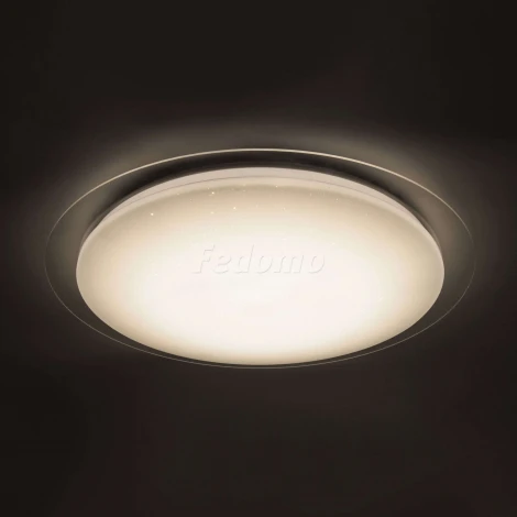 Потолочный светильник круглый Globo Optima 41310-60 (LED, 220V, пульт управления)