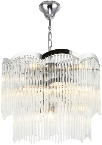 Подвесная люстра ярусная Stilfort Seauty 2121/09/12P (220V, хрусталь, на цепи, круглые)