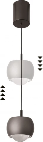 Подвесной светильник Mantra Roller 8405 (LED, 220V, на проводе, шар)