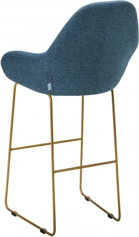Стул бар Kent БлюАрт/Линк Золото R-Home арт.4101198h_БлюАртЗолот_БАР