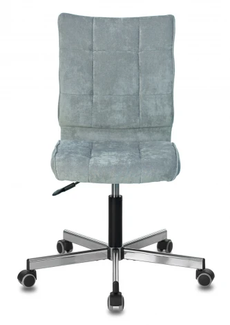 Кресло Бюрократ CH-330M серо-голубой Light-28 крестовина металл хром