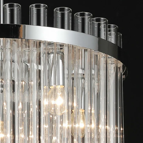 Потолочная люстра на штанге ILLUMICO IL0124-7C-79 CR (220V)