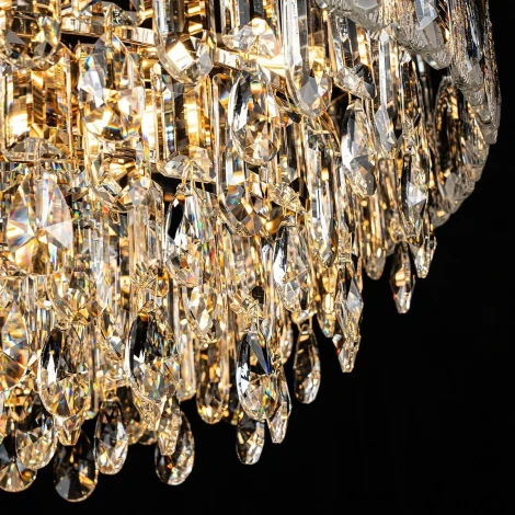 Подвесная люстра хрустальная Modelux MODELUX ML.7220.600 GD
