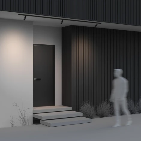 Уличный трековый светильник низковольтный LED 15W 48V Maytoni Focus Led O-TR02-1-S-15WB3K