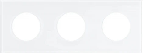 Рамка стеклянная FRM-GLARE-GC-3-WH (Arlight) 043838