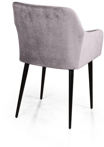 Стул с подлокотниками Robert, бархат светло-серый 26 Top Concept ROBERT 75057