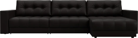 Диван угловой с декором Лига-049 НПБ Лонг Лига Диванов (Экокожа) арт.128306