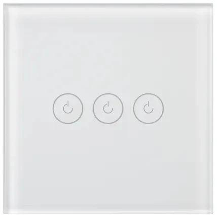 Выключатель сенсорный SWT-OMALI-S03-ZB-WH (250V, 10A, Zigbee) (Arlight, Стекло) 050042