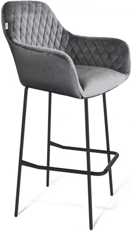 Стул барный Sheffilton SHT-ST38/S29 угольно-серый/черный муар