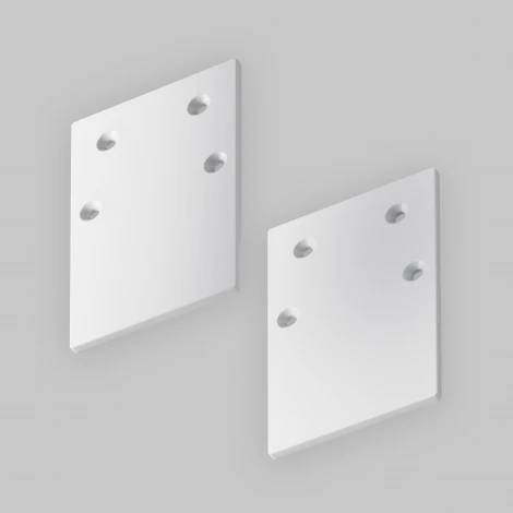 Заглушка торцевая 2шт накладной белый Maytoni Accessories for tracks Gravity TRA010EC-41W