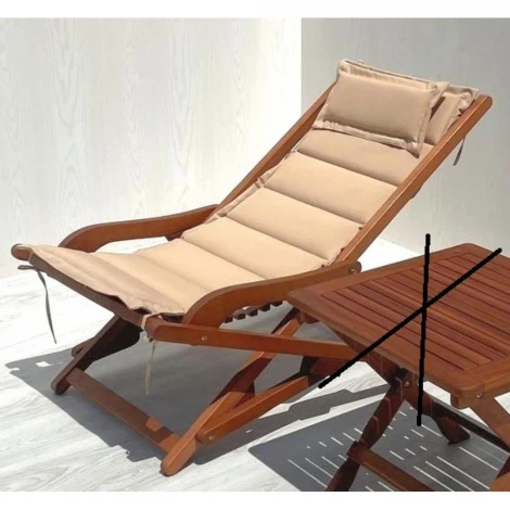 Складное кресло-шезлонг Afina AFM-709A Beige