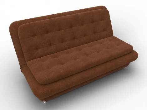 Диван-книжка Лига-123 (Металл,ЛДСП,Брус,Доска,Велюр/Терракотовый) Лига Диванов 137623