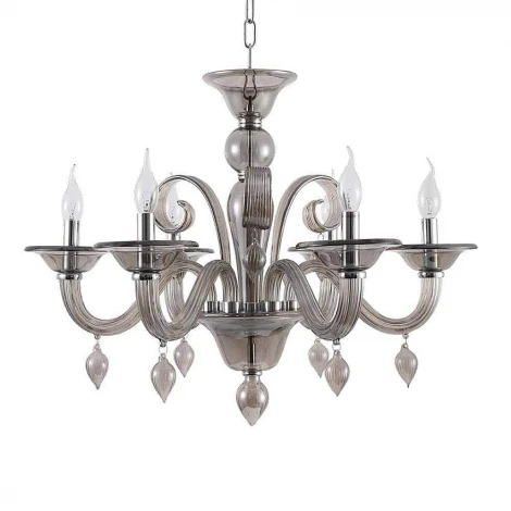 Подвесная люстра Crystal Lux Caetano SP-PL6 SMOKE
