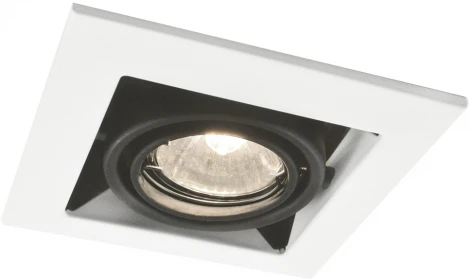 A5931PL-1WH Точечный светильник встроенный черно-белый Arte Lamp Cardani Piccolo A5931PL-1WH