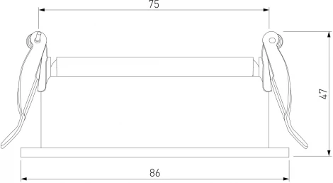 Светильник встраиваемый Elektrostandard Tune 25014/01 GU10 черный (220V, круглые)