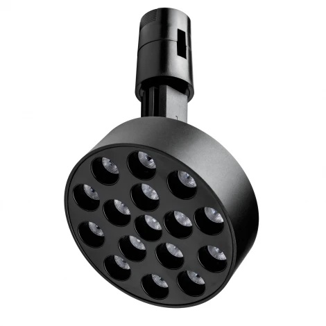 Трековый светильник низковольтный светодиодный 48V 10W черный 4000K Lightstar Due Hermes 210747