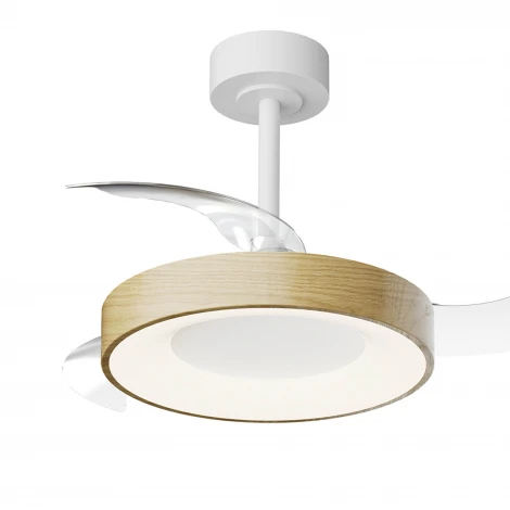 Потолочная светодиодная люстра с вентилятором и пультом Mantra Niseko Fan 9013