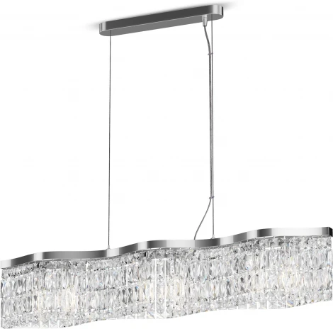 Подвесной светильник Maytoni Dune DIA005PL-06CH (220V, хрусталь, на тросе)