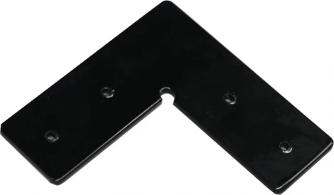 L-образный соединитель для магнитного шинопровода Donolux Magic track L connector DLMX BLACK (24V)
