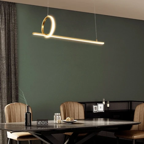 Подвесной светильник LED MOFFIT B LONG L90 Brass ImperiumLoft Moffit-B-Long01 (231389-23, Умный дом)