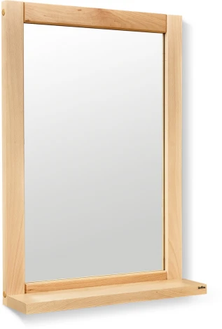 Зеркало с полкой Альберо SHT-М2 прозрачный лак Sheffilton 3354819803