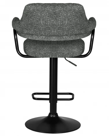 Набор 2 шт стул барный DOBRIN CHARLY BLACK (серый твид (LEO11))