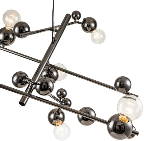 Подвесной светильник Indigo Saldo V000330 (220V, на тросе, шарики, молекулы)